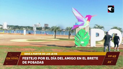 Festejo por el día del amigo en el Brete de Posadas