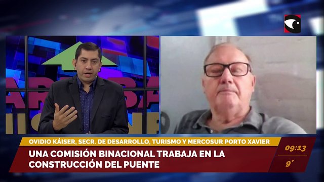 Consorcio construirá el puente internacional entre Misiones y Brasil. Ovidio Káiser, secretario municipal de desarrollo, turismo y Mercosur de Porto Xavier