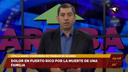 Dolor en Puerto Rico por la muerte de una familia. Entrevista a Ofelia Graef, compañera de trabajo de Silvana Elizabeth Hirschfeld