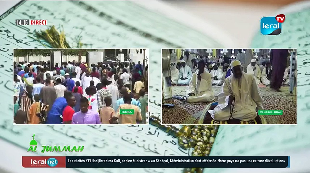 DIRECT DUPLEXE-Prière Vendredi mosquée Massalikoul Djinane 22-07-22 et Touba
