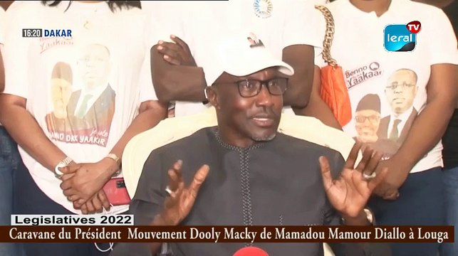 Caravane du Président Mouvement Dooly Macky de Mamadou Mamour Diallo à Louga suivi un point de presse
