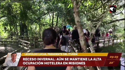 Balance de vacaciones de inverno en Misiones. Leopoldo Lucas, del ITUREM