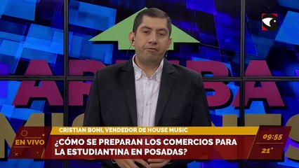 #Estudiantina #Posadas | ¿Cómo se preparan los comercios de instrumentos musicales? Entrevista a Cristian Boni, vendedor de House Music