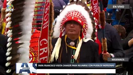Papa Francisco visita Canadá para reunirse con pueblos indígenas - 25Jul - VPItv