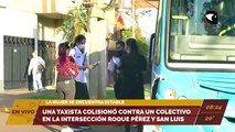 Posadas | Un taxista colisionó contra un colectivo en Roque Pérez y San Luis