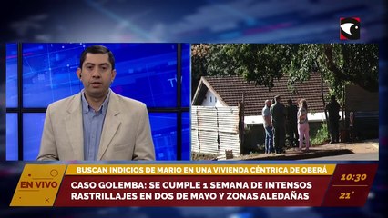 Caso Golemba | Las búsquedas se ampliaron en una vivienda ubicada en pleno centro de Oberá
