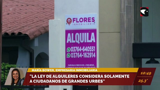 Crece el interés por inmuebles en Misiones. Entrevista a María Bower, empresaria inmobiliaria