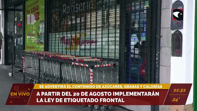 A partir del 20 de agosto se implementará la Ley de Etiquetado Frontal
