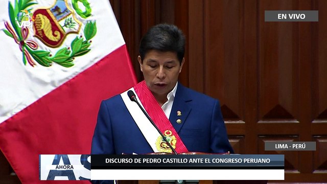 En Vivo | Pdte. Pedro Castillo da discurso a un año de su llegada a la presidencia de Perú - VPItv