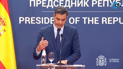 Declaración institucional del presidente del Gobierno y del presidente de Serbia