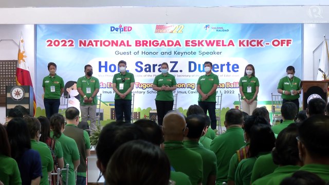 Launch of National Brigada Eskwela in Imus, Cavite