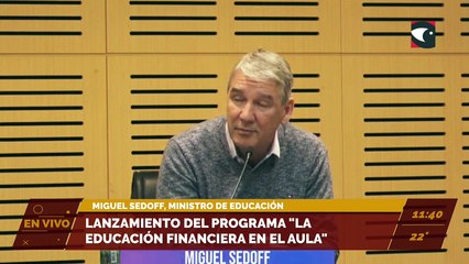 Lanzamiento del programa "La Educación Financiera en el Aula"