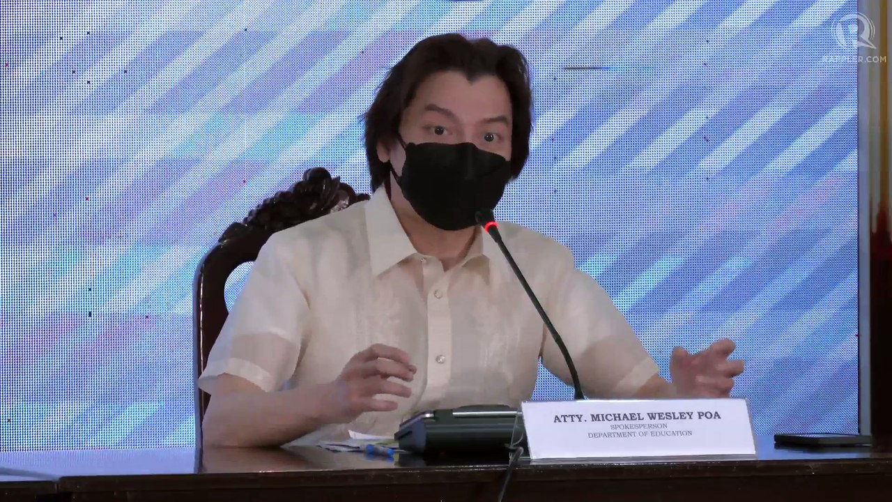 Joint press conference of DepEd and OVP - video Dailymotion