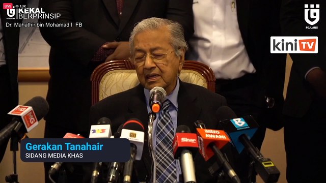 LIVE: Dr Mahathir's press conference on new concept based on Malay-Islamic agenda