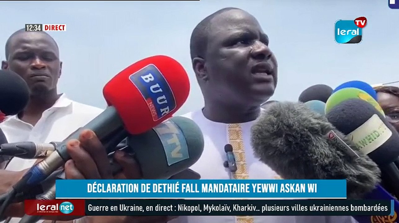 DIRECT - Tribunal de Dakar : déclaration de Dethié mandataire Yewwi Askan wi