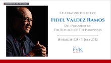 Memorial service for Fidel V. Ramos - August 6, 2022