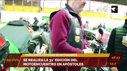 Se realiza la 31° edición del motoencuentro en Apóstoles