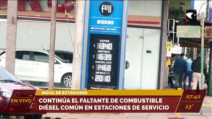 Continúa el faltante de diésel común en estaciones de servicio