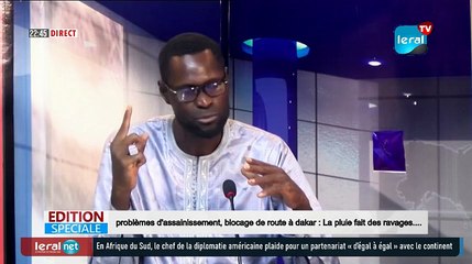 Inondations,  problèmes d'assainissement, blocage de route à dakar : La pluie fait des ravages....