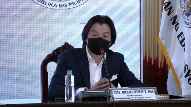 Joint press briefing for OVP, DepEd - Wednesday, August 10