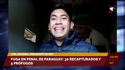 Se fugaron más de 30 internos de un penal de Paraguay
