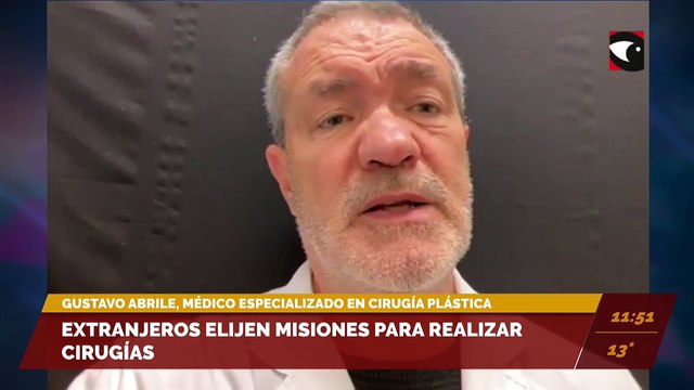 Extranjeros eligen Misiones para realizar cirugías. Entrevistamos a Gustavo Abrile, médico especializado en cirugía plástica.