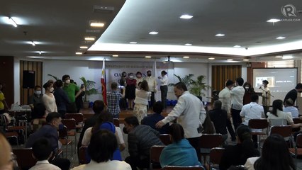 Oathtaking of officials of the Department of Migrant Workers