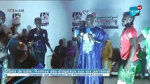 Gala de lutte Remise des drapeaux aux six parrains Organisé  par Nguéweul Gui Production à Louga