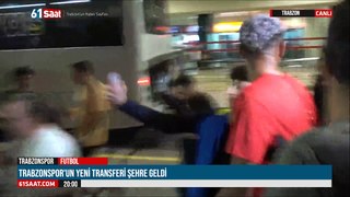 CANLI - Trabzonspor'un yeni transferi şehre geldi