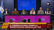 EN VIVO |  El Gobierno nacional anuncia la segmentación de tarifas de luz y gas