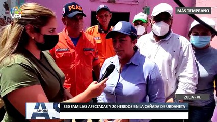 350 familias afectadas y 20 heridos en La Cañada de Urdaneta - #Zulia | 17Ago - VPItv