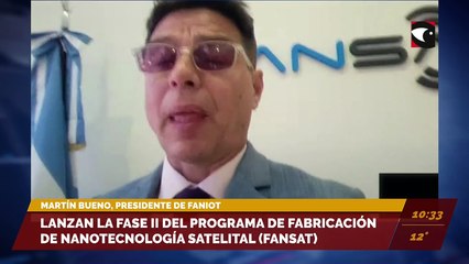 FanSAT: Lanzamiento fase II. Entrevista a Martín Bueno, presidente de FanIOT
