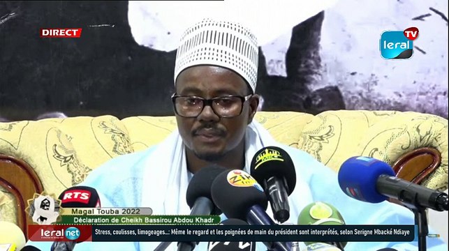 Magal 2022 : Suivez la déclaration de Serigne Bass Abdou Khadr