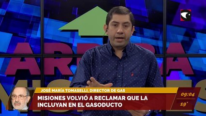 Misiones volvió a reclamar gasoducto para la provincia. Entrevista a José María Tomaselli, director de gas