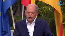 Sánchez comparece junto al Canciller Alemán, Olaf Scholz, en el Palacio de Meseberg
