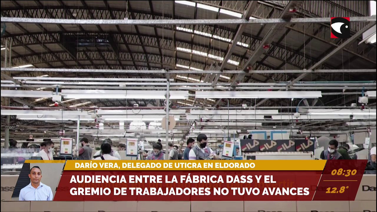 Audiencia entre la fábrica Dass y el gremio de trabajadores no tuvo avances. Entrevista a Darío Vera, delegado de UTICRA en Eldorado