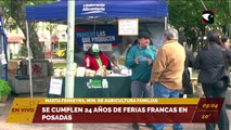Se cumplen 24 años de Ferias Francas en Posadas. Entrevista a Marta Ferreyra, ministra de Agricultura Familiar