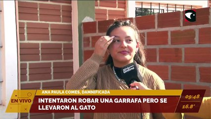#Posadas | Intentaron robar una garrafa pero se llevaron al gato