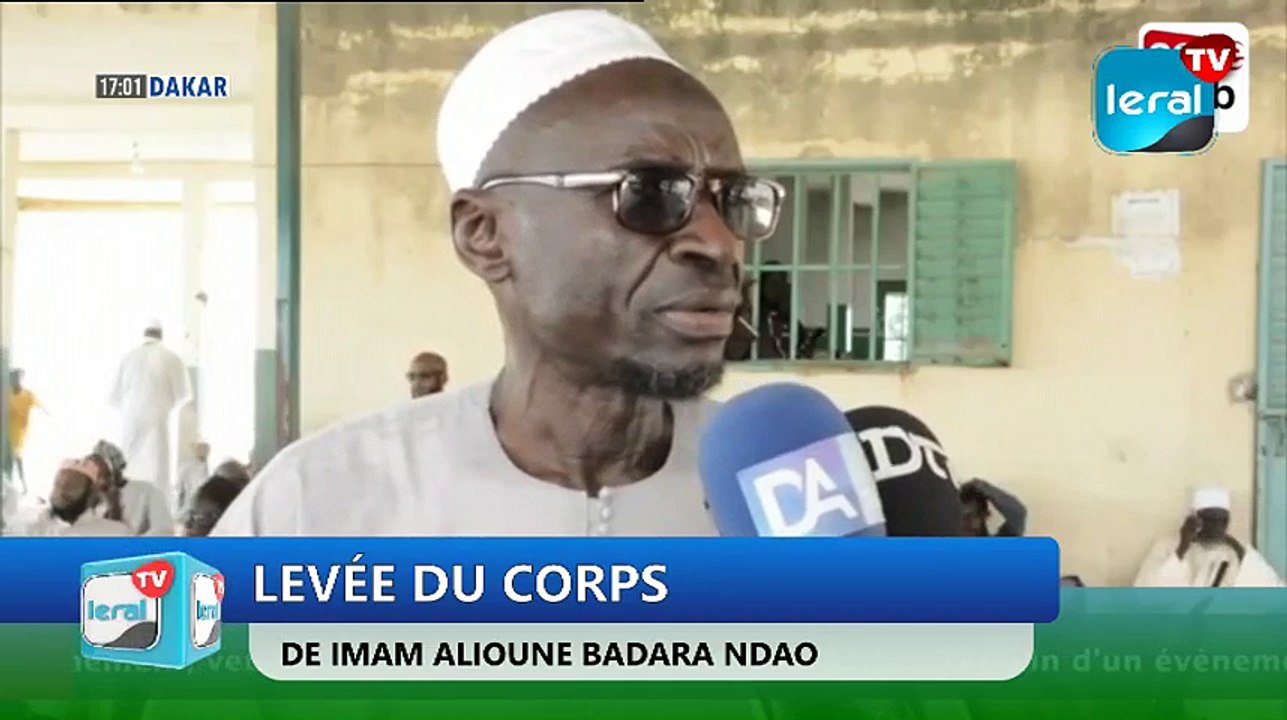 TRISTESSE ET CONSTERNATION À LA LEVÉE DU CORPS DE IMAM ALIOUNE BADARA NDAO