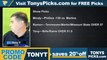 Game Day Picks Show Live Expert NFL NCAAF MLB Picks - Predictions, Tonys Picks 9/8/2022