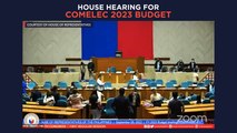 House hearing on Comelec's proposed 2023 budget