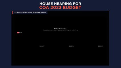 House hearing on COA's proposed 2023 budget
