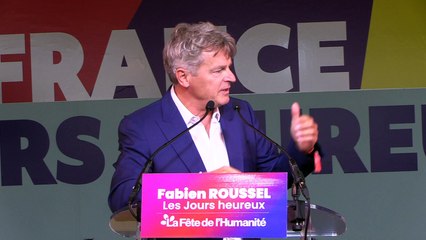 Fête de l'Humanité 2022 - Discours de Fabien Roussel aux personnalités