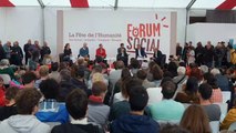 Fête de l'Humanité : Débat Gabriel Attal, Fabien Roussel au Forum social