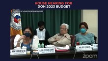 House hearing on the DOH's proposed 2023 budget