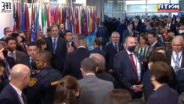 President Ferdinand R. Marcos Jr., together with his fellow Leaders from the United Nations (UN) Member States, arrives at the UN General Assembly (UNGA) Hall within the UN Headquarters in New York.