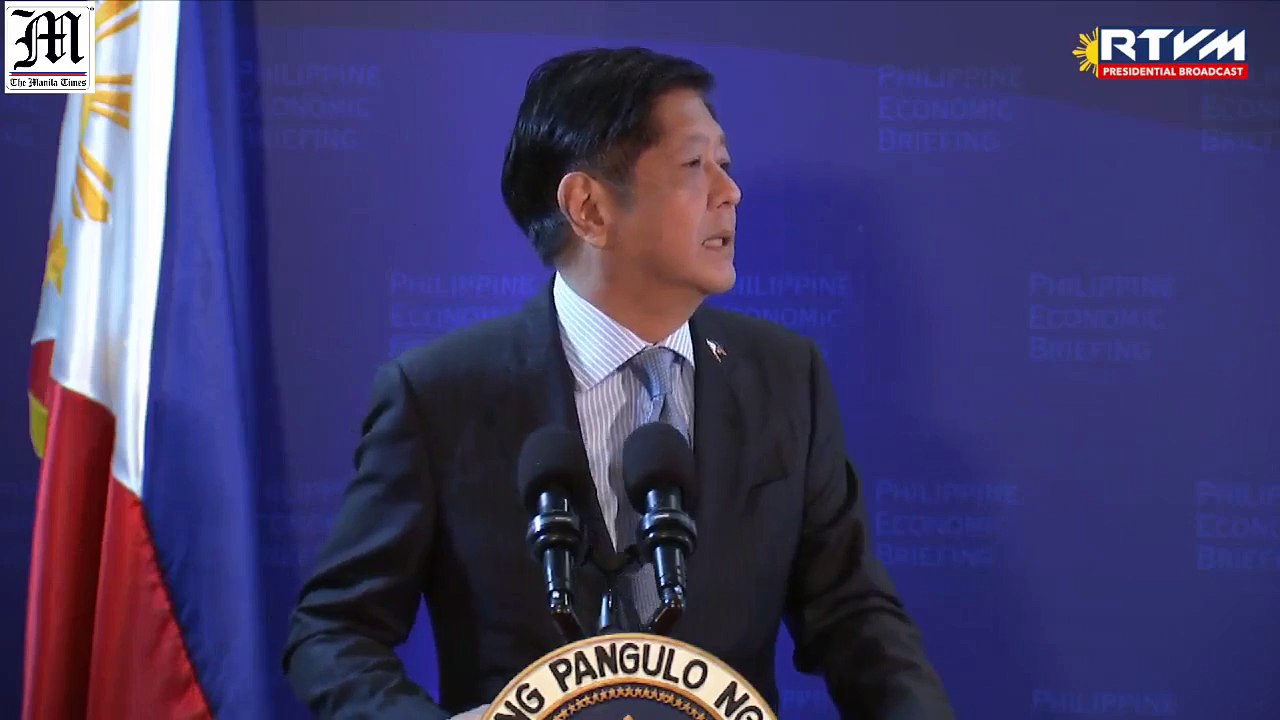 President Ferdinand R. Marcos Jr. keynotes the Philippine Economic Briefing in New York, United States of America (USA) on September 22, 2022.