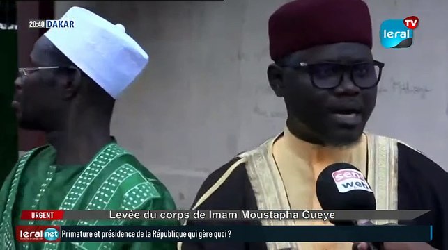 Suivez la levée du corps de Imam Moustapha Gueye