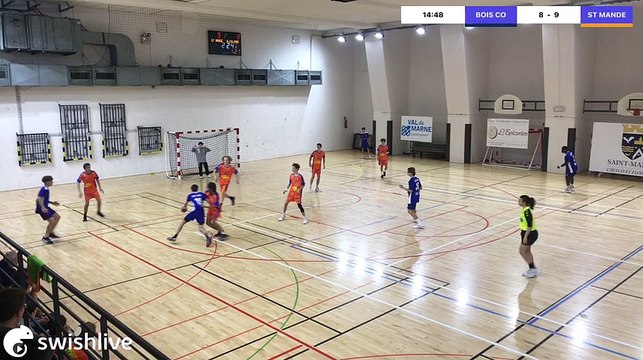 Swish Live - AS Saint Mande Handball - Bois-Colombes Sports Handball - 8316250