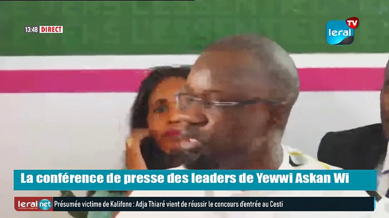Direct - Suivez la conference de presse des leaders de Yewwi Askan Wi